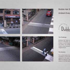 Bubbles Hair Salon & Spa / 美发沙龙： 梳子与斑马线