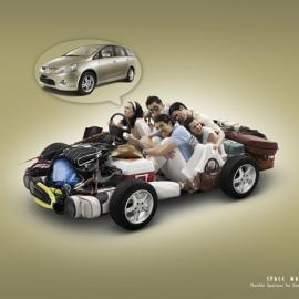 三菱太空车广告