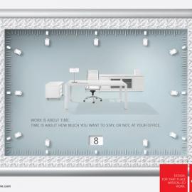 VAHUME办公家具平面广告欣赏