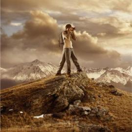 佳能平面广告：三脚架