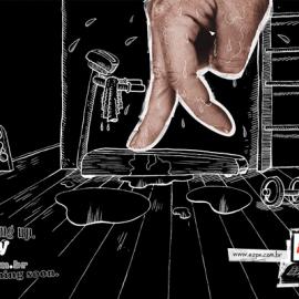 ESPN 平面广告设计：Finger