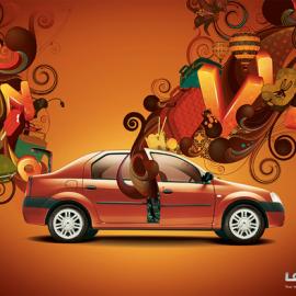 雷诺LOGAN汽车广告欣赏