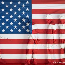 国际特赦组织广告招贴：国旗