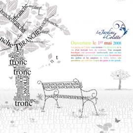 Colette的花园广告招贴设计