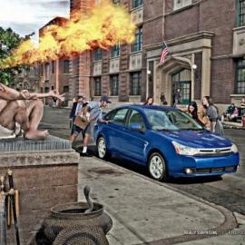 Ford Focus平面广告招贴