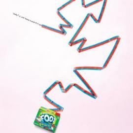 Fruit by the foot平面广告