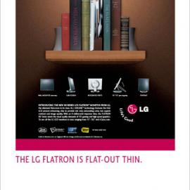 80 Seaies LCD tiatron monitor from LG平面广告