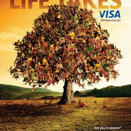 国外VISA信用卡平面广告设计欣赏