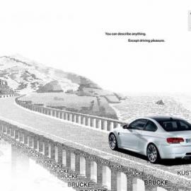 宝马汽车平面广告