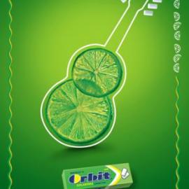 箭牌口香糖广告