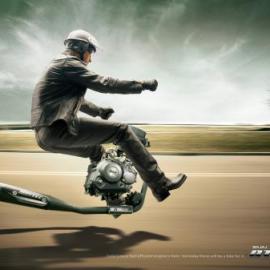 Bajaj DTS-点燃式发动机广告