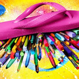 Havaianas 拖鞋平面广告