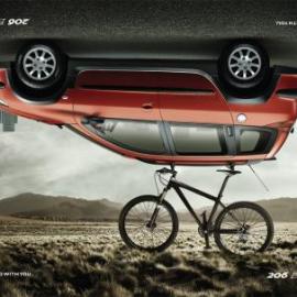 标致206 平面广告