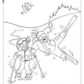 Idre Fjall 高地滑雪场广告