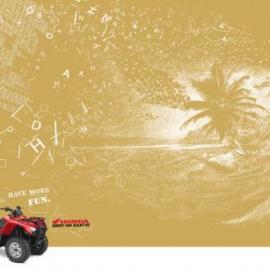 本田 TRX 420 平面广告