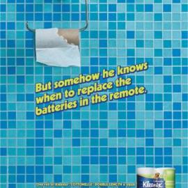 Kleenex 油漆广告