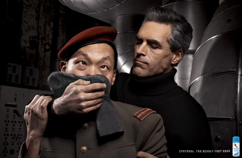 EPHYDROL创意治脚气用品广告