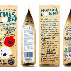 This Corn爆米花包装设计