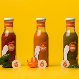 Salsas Tumbao辣椒酱包装设计