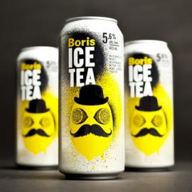 鲍里斯冰红茶包装