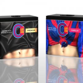 巴塞罗那足球俱乐部咖啡包装设计