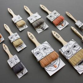 Simon Laliberté刷子的包装设计