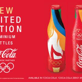 可口可乐2012伦敦奥运包装，激情四射