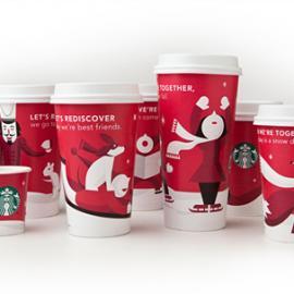 星巴克圣诞特别包装设计