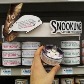 别跟我抢吃的―Snookums 猫粮包装设计
