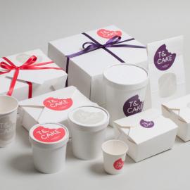 T&Cake-ID 简单的蛋糕包装设计