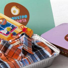 馅饼怪物-婴儿服饰包装设计