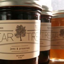 Pear Tree Preserves果酱包装设计欣赏