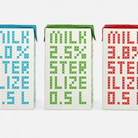 Kurchin Aleksey有趣的牛奶包装设计