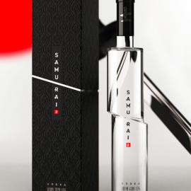 Samurai Vodka 武士伏特加酒包装