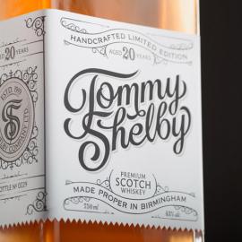 Tommy Shelby Whiskey Packaging