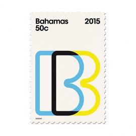 Duane Dalton极简扁平化风格邮票图案设计