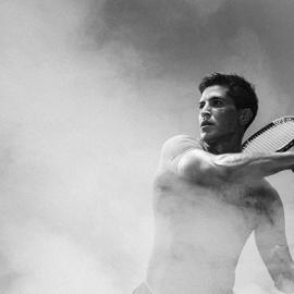 Dean Bradshaw设计的创意网球海报Tennis