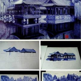 全都是圆珠笔画的！绝对让你惊叹！