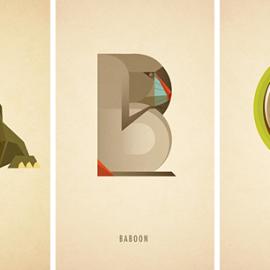 26个美丽的动物字母