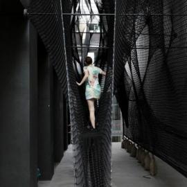 悬浮的楼梯 NET LINZ IN GALLERY BY NUMEN/FOR USE