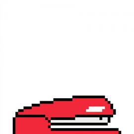 极简的八位像素电影海报