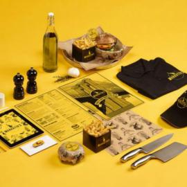 Pinkeye工作室Manhattn's -汉堡餐厅品牌形象设计