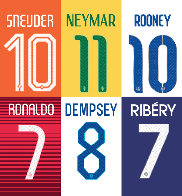 耐克为世界杯设计字体