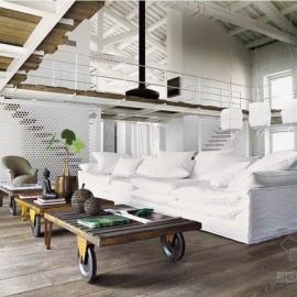现代乡村风格loft住宅设计
