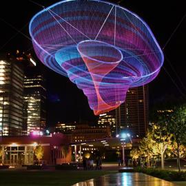 Janet Echelman的公共装置