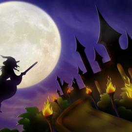 20个美丽的万圣节背景设计