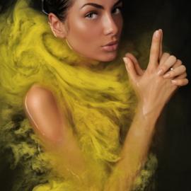 主题为“水”的设计（二）―― Alena Nikiforova的水中美人