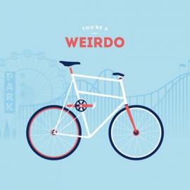 来自Romain Bourdieux和Thomas Pomarelle单车系列海报