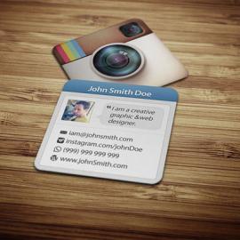 55款国外漂亮的正方形名片设计