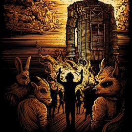 Dark City的限量版丝网印刷海报